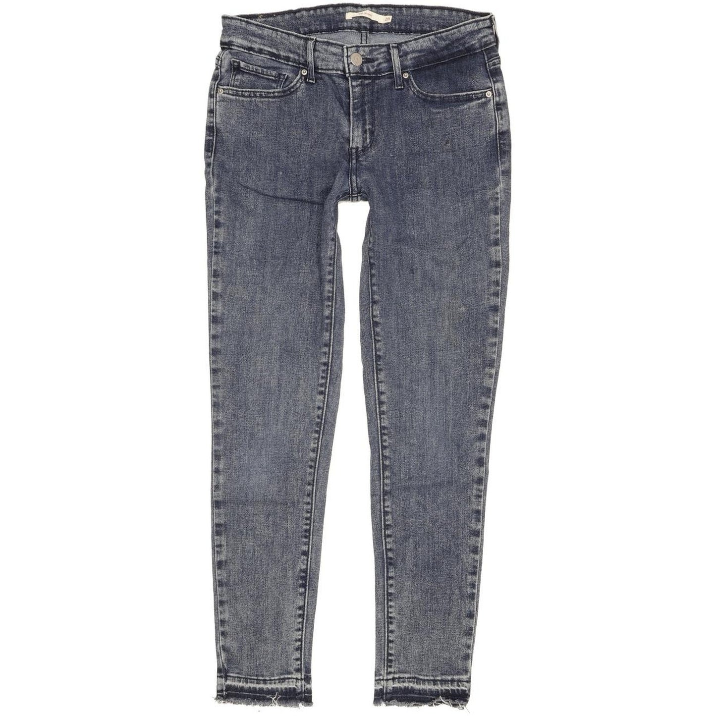 Levi's 711 Women Blue Skinny Slim Stretch Jeans W28 L30