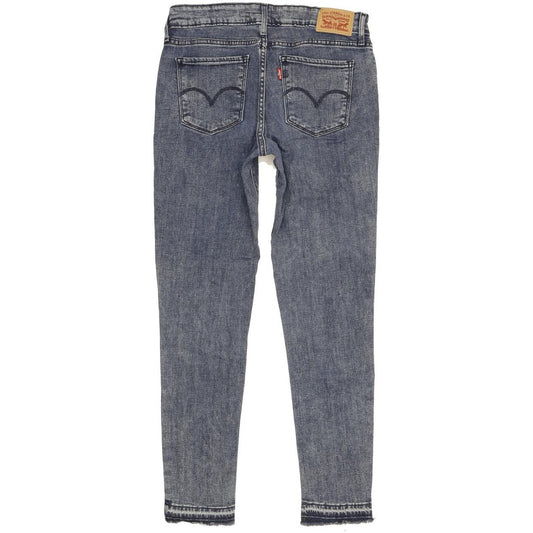Levi's 711 Women Blue Skinny Slim Stretch Jeans W28 L30