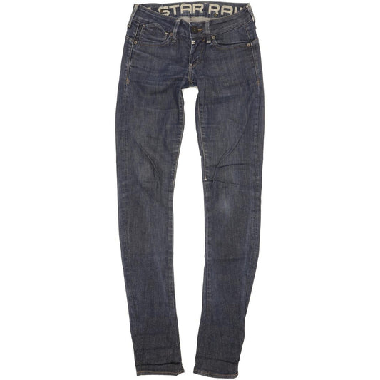 G-Star Corvet Women Blue Skinny Slim Stretch Jeans W25 L34