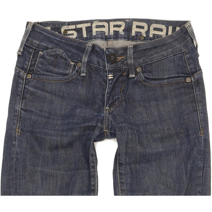 G-Star Corvet Women Blue Skinny Slim Stretch Jeans W25 L34