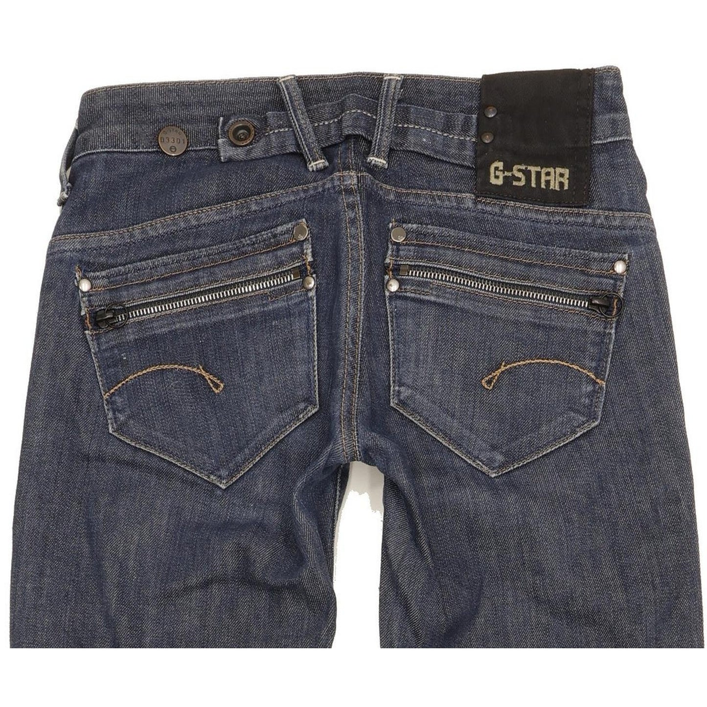 G-Star Corvet Women Blue Skinny Slim Stretch Jeans W25 L34