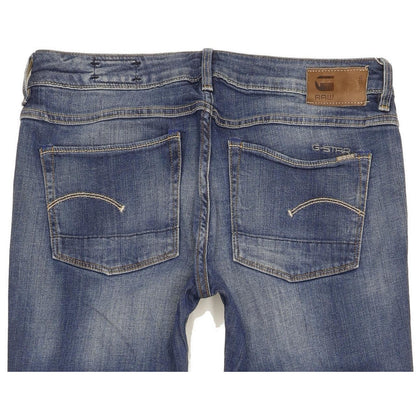 G-Star 3301 Women Blue Skinny Slim Stretch Jeans W30 L32