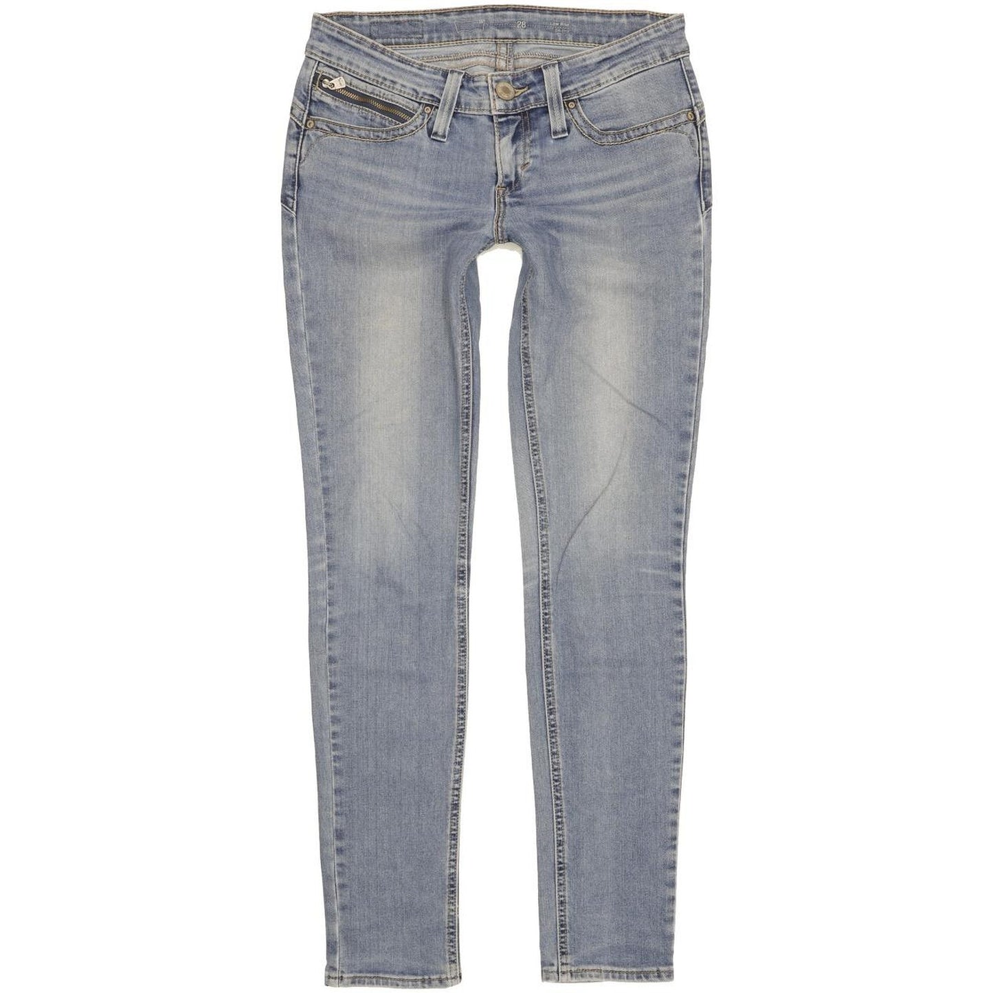 Levi's Women Blue Skinny Slim Stretch Jeans W28 L30