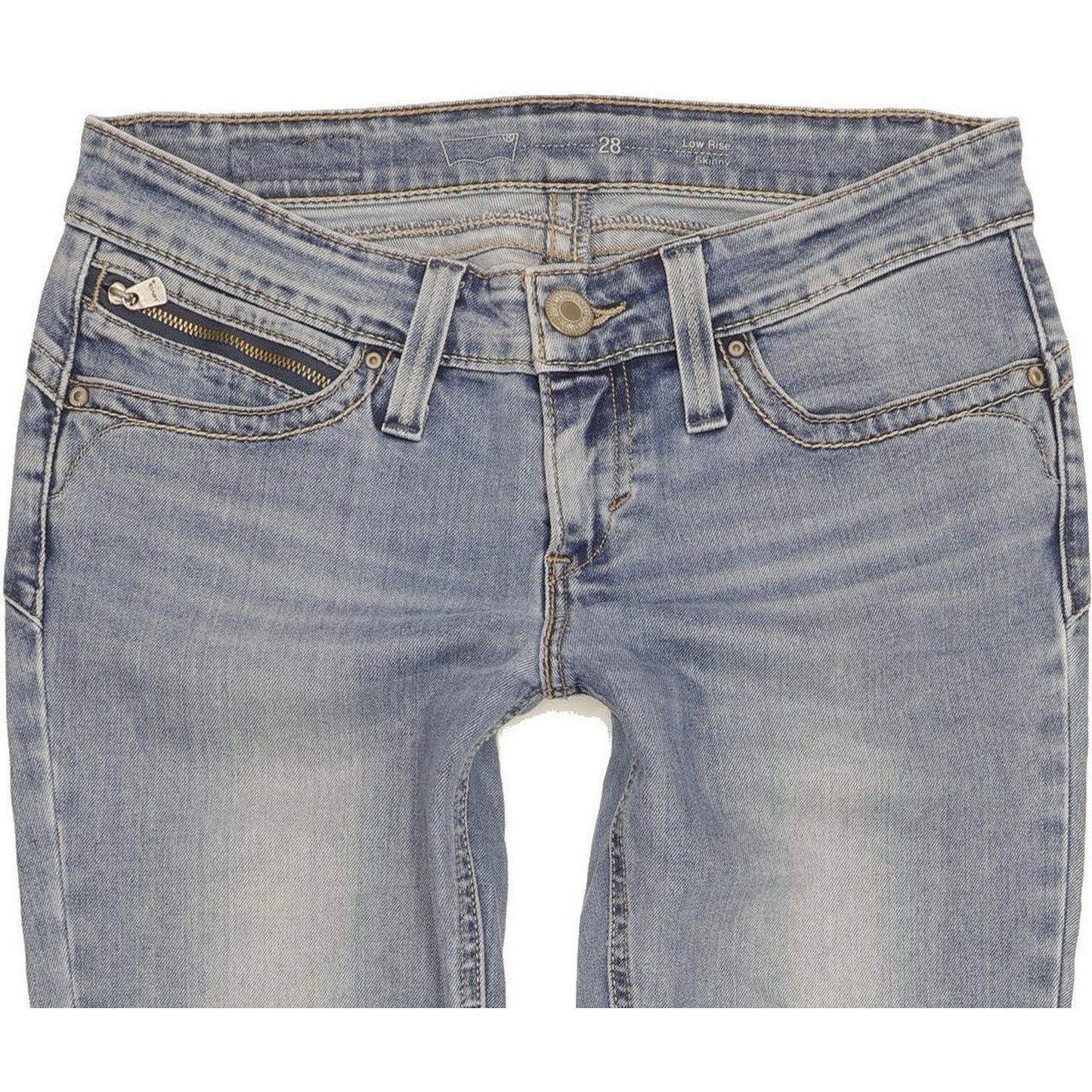 Levi's Women Blue Skinny Slim Stretch Jeans W28 L30