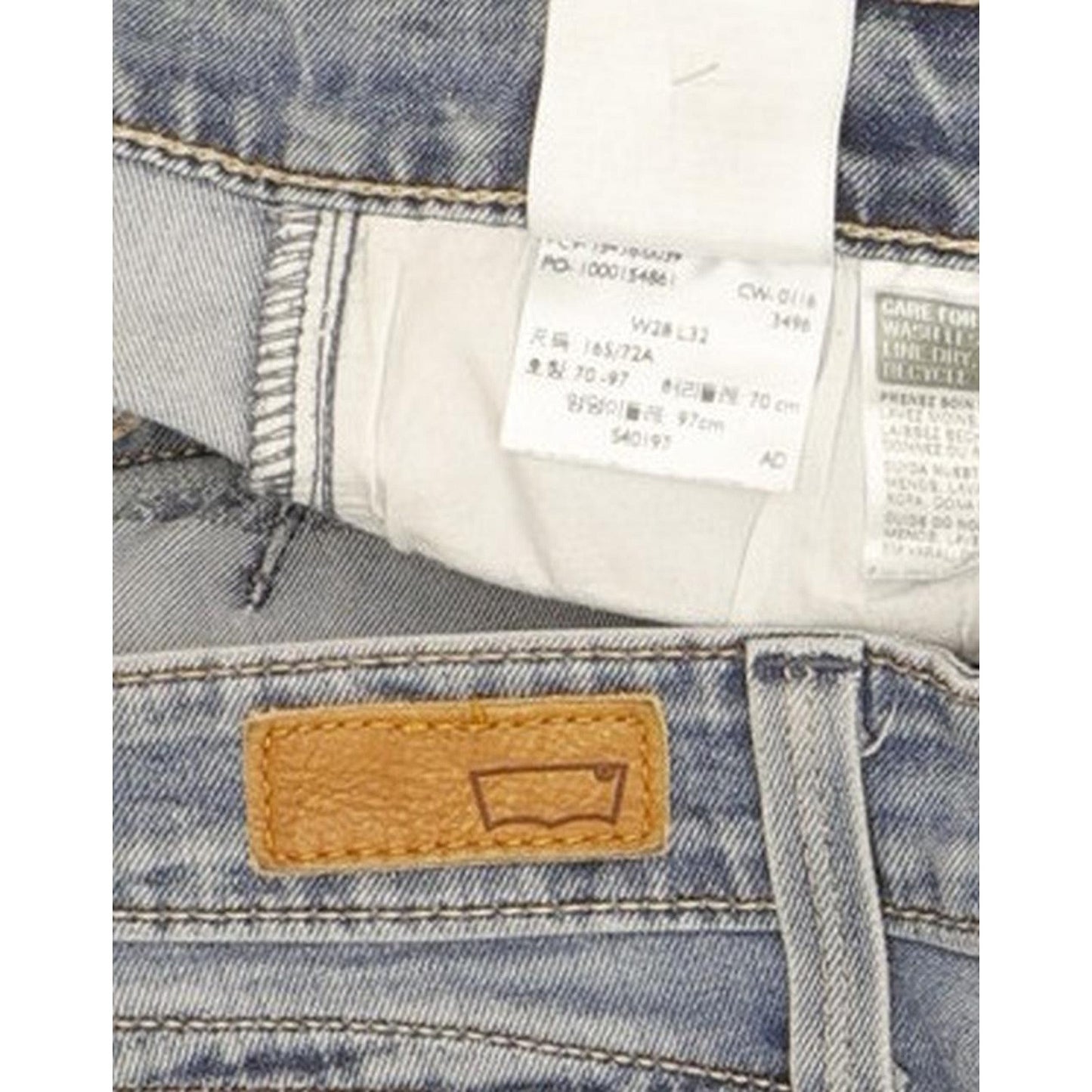 Levi's Women Blue Skinny Slim Stretch Jeans W28 L30