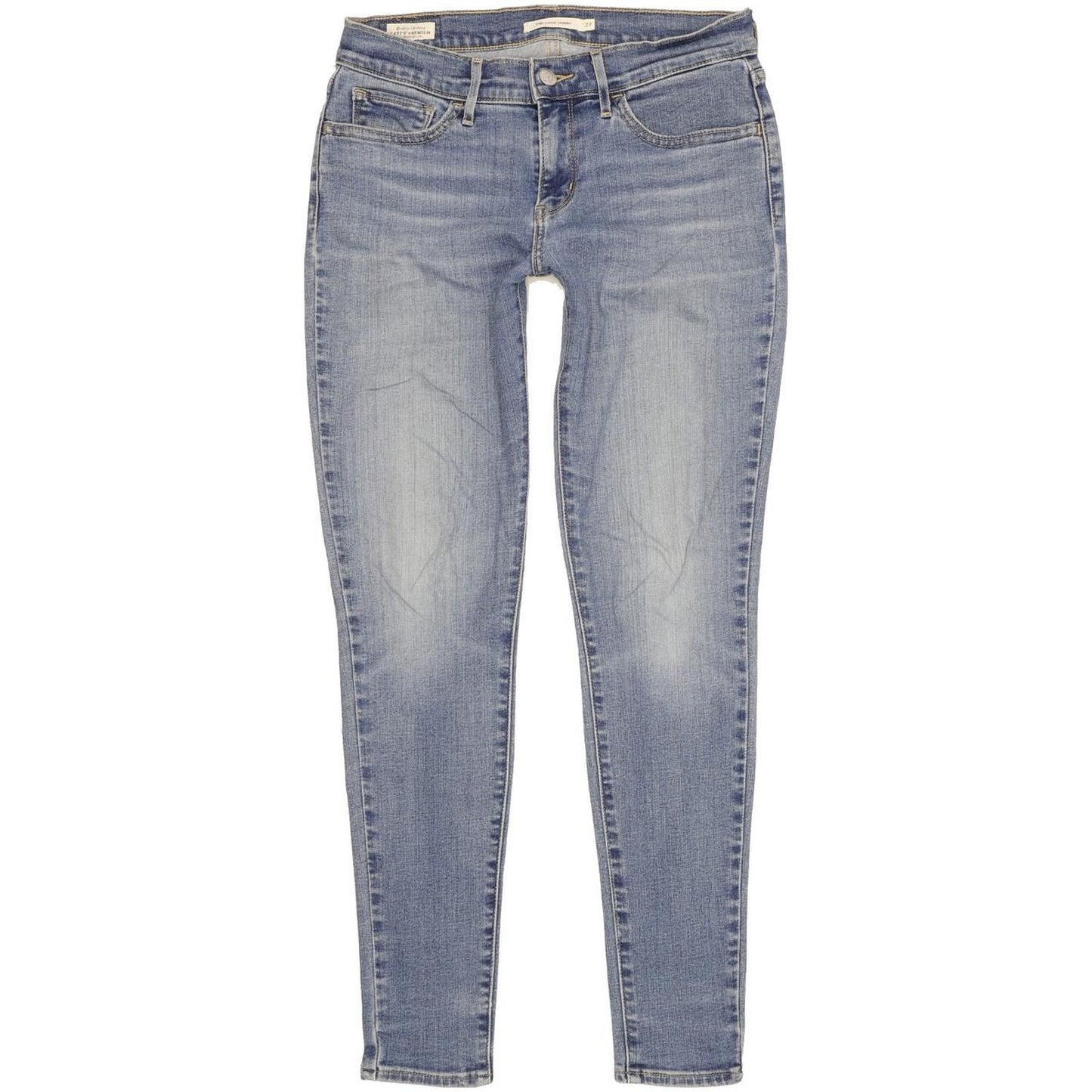 Levi's 710 Super Women Blue Skinny Slim Jeans W27 L30