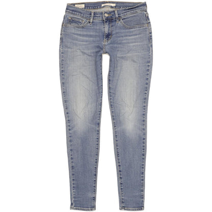 Levi's 710 Super Women Blue Skinny Slim Jeans W27 L30