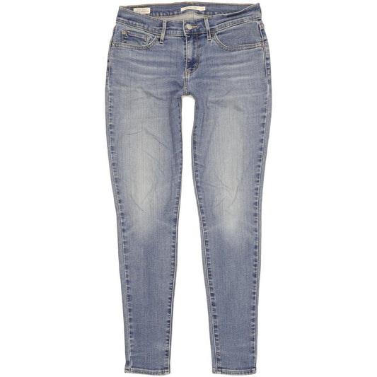 Levi's 710 Super Women Blue Skinny Slim Jeans W27 L30