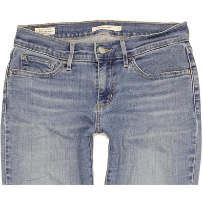 Levi's 710 Super Women Blue Skinny Slim Jeans W27 L30