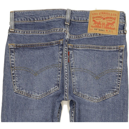 Levi's 519 Hi-Ball Men Blue Skinny Slim Jeans W30 L29