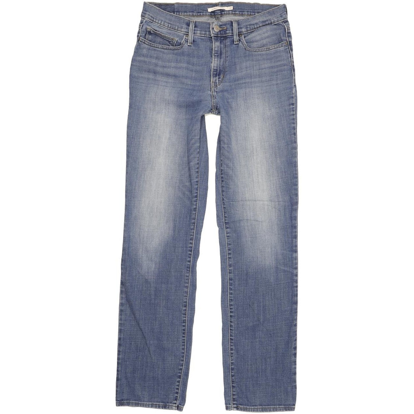 Levi's Slimming Women Blue Straight Slim Stretch Jeans W30 L34