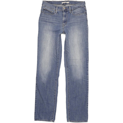 Levi's Slimming Women Blue Straight Slim Stretch Jeans W30 L34