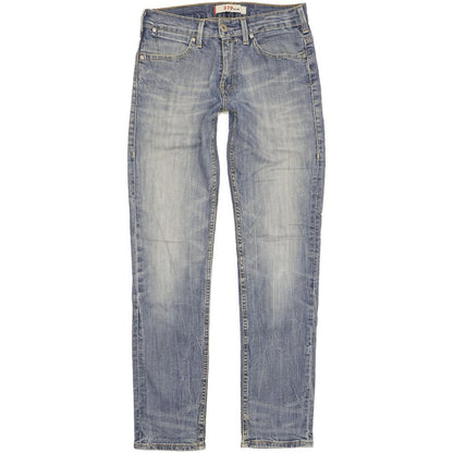Levi's 519 Men Blue Straight Slim Stretch Jeans W29 L32