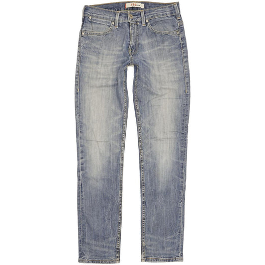 Levi's 519 Men Blue Straight Slim Stretch Jeans W29 L32