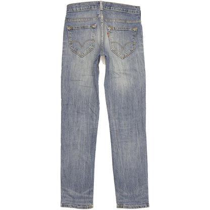 Levi's 519 Men Blue Straight Slim Stretch Jeans W29 L32