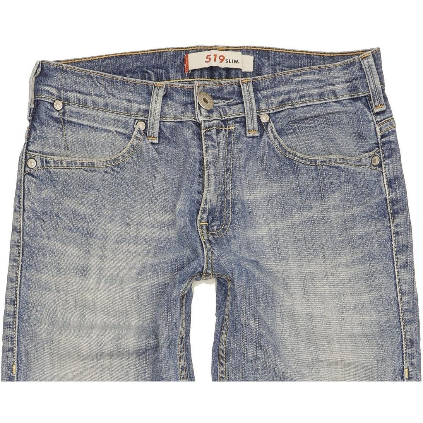 Levi's 519 Men Blue Straight Slim Stretch Jeans W29 L32