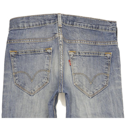 Levi's 519 Men Blue Straight Slim Stretch Jeans W29 L32