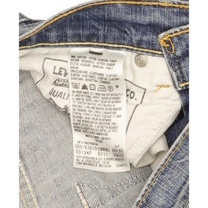 Levi's 519 Men Blue Straight Slim Stretch Jeans W29 L32