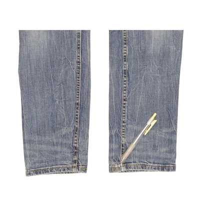 Levi's 519 Men Blue Straight Slim Stretch Jeans W29 L32