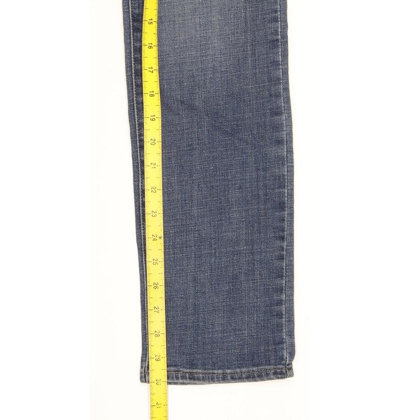 Levi's Slimming Women Blue Straight Slim Stretch Jeans W24 L30