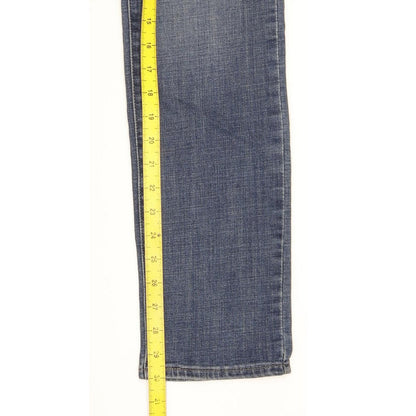 Levi's Slimming Women Blue Straight Slim Stretch Jeans W24 L30