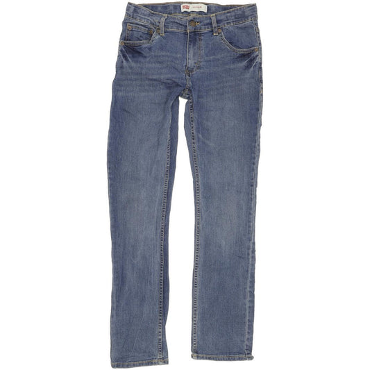 Levi's 511 Kids Blue Straight Slim Stretch Jeans W26 L29