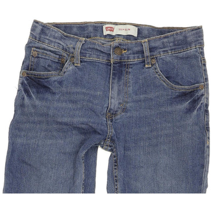 Levi's 511 Kids Blue Straight Slim Stretch Jeans W26 L29