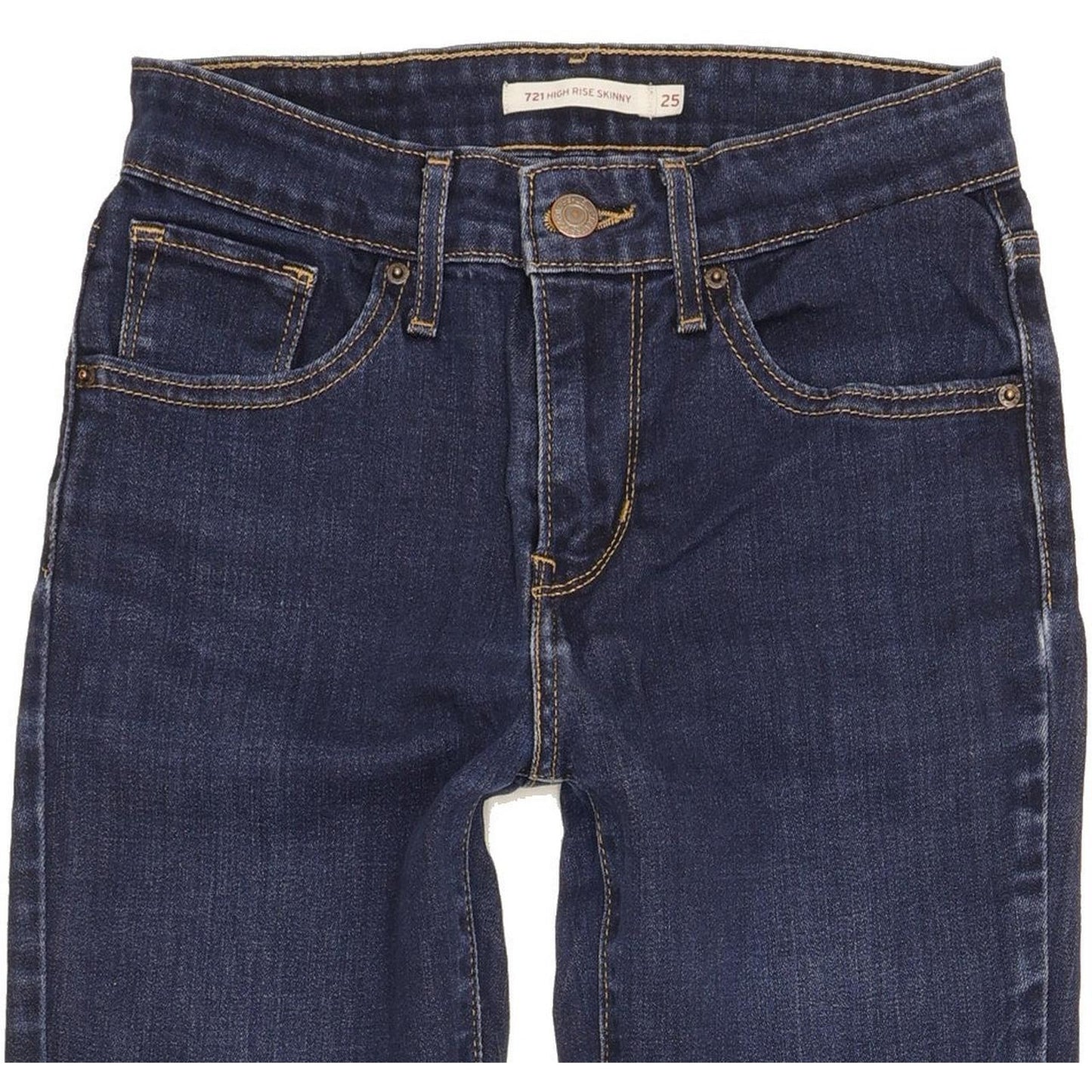 Levi's 721 Women Blue Skinny Slim Stretch Jeans W25 L29