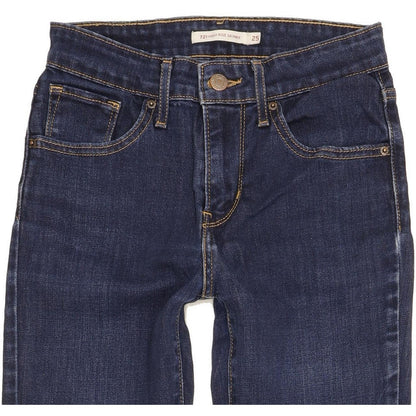 Levi's 721 Women Blue Skinny Slim Stretch Jeans W25 L29