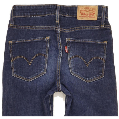 Levi's 721 Women Blue Skinny Slim Stretch Jeans W25 L29