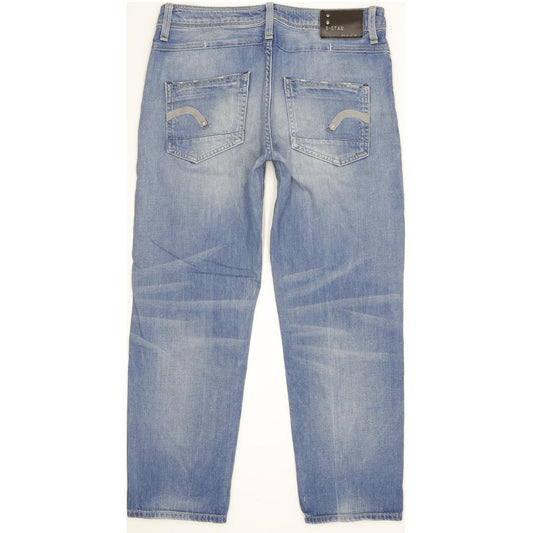 G-Star New Reese Kate Women Blue Tapered Loose Jeans W26 L27