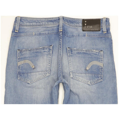 G-Star New Reese Kate Women Blue Tapered Loose Jeans W26 L27