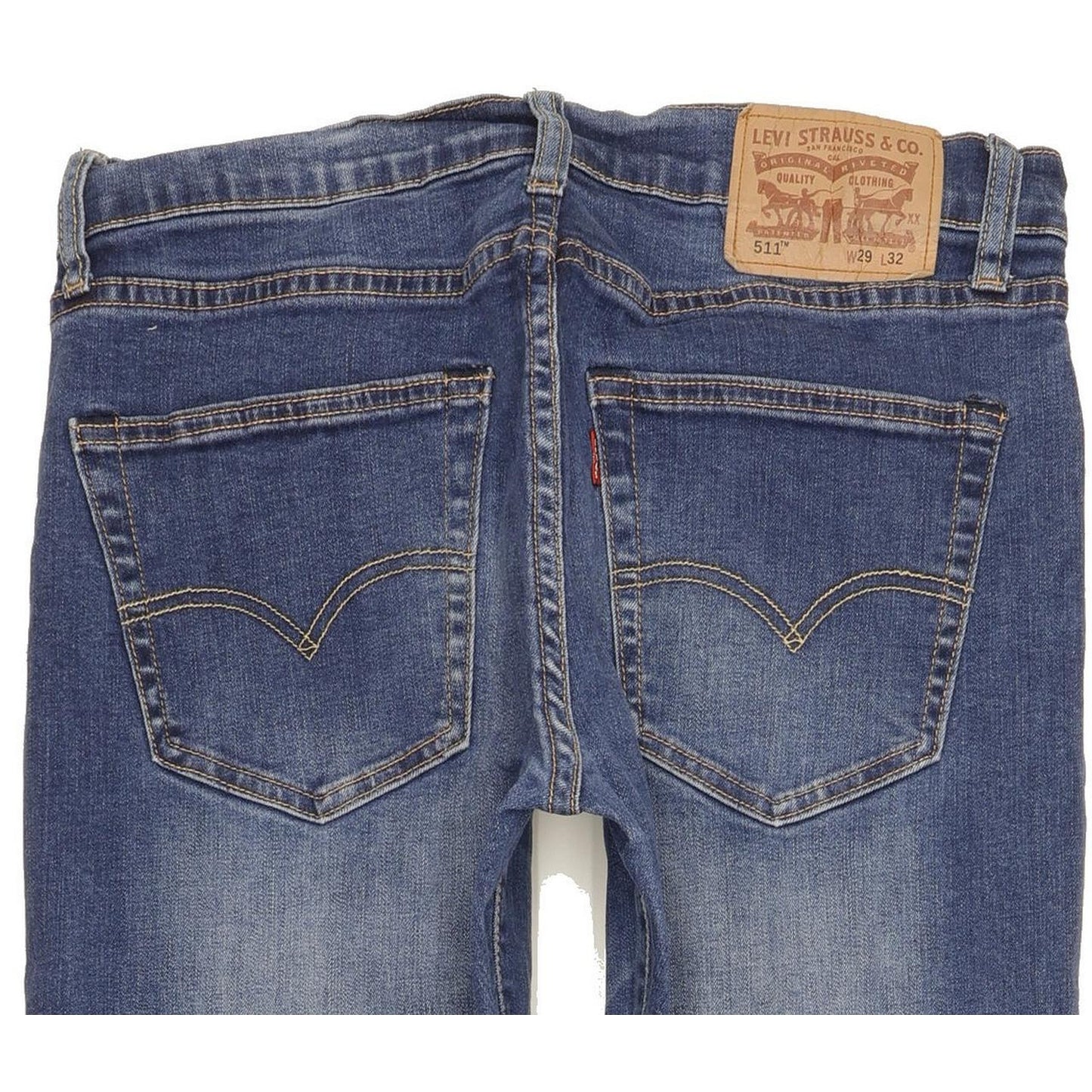 Levi's 511 Men Blue Straight Slim Jeans W29 L31
