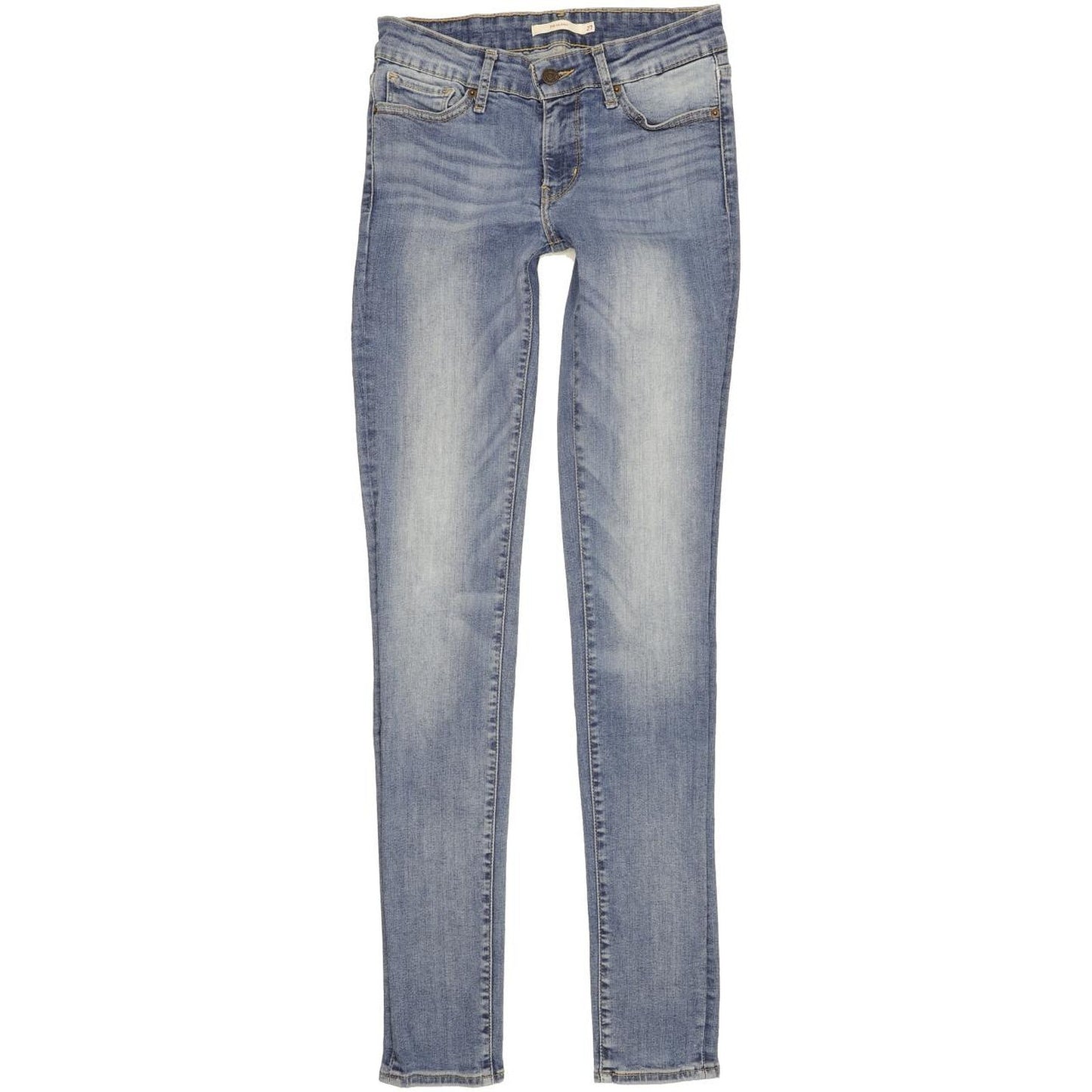 Levi's 711 Women Blue Skinny Slim Stretch Jeans W27 L34