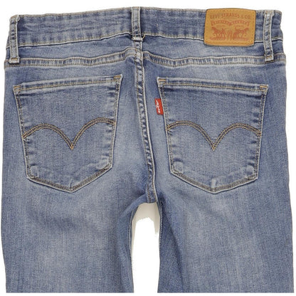 Levi's 711 Women Blue Skinny Slim Stretch Jeans W27 L34
