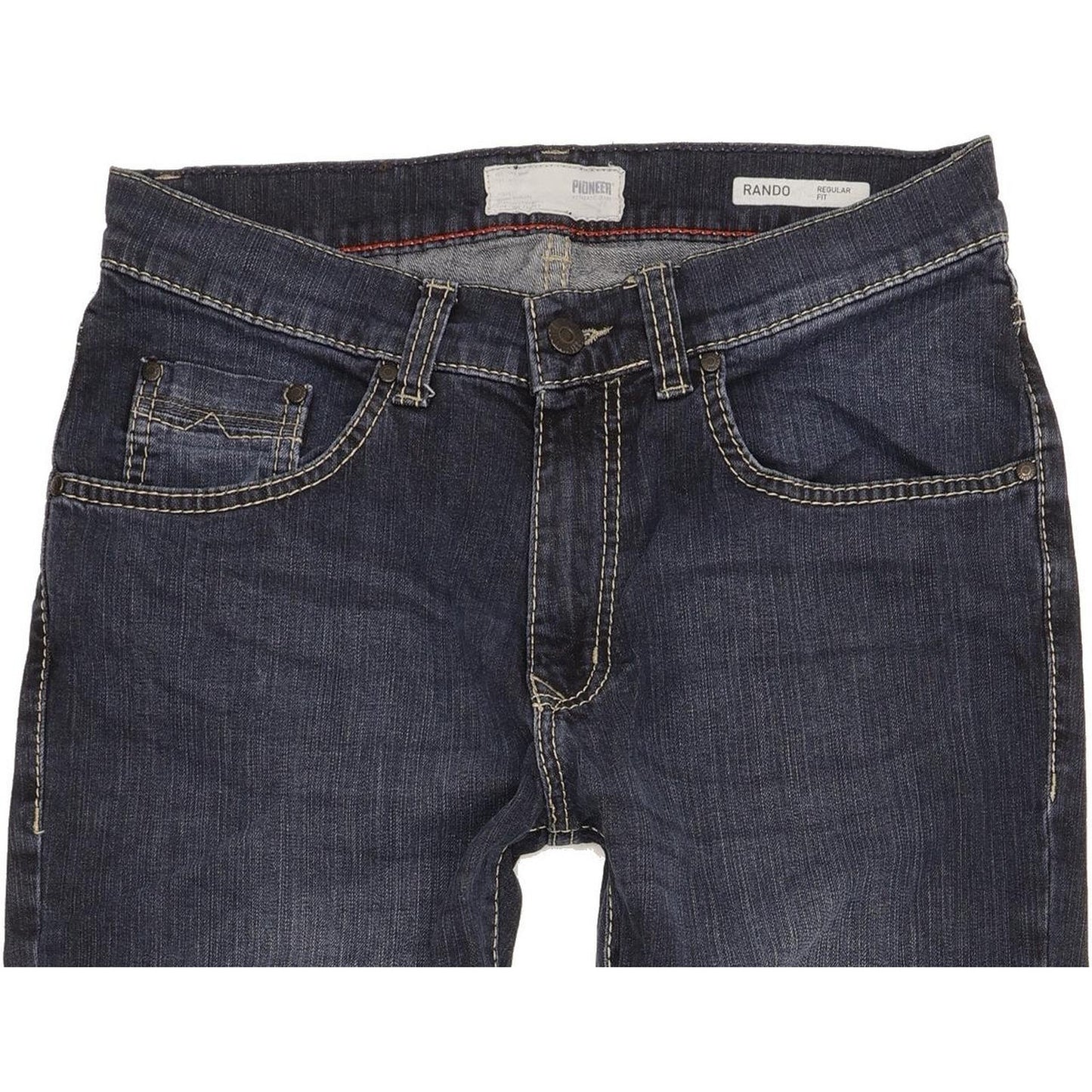 Pioneer Rando Men Blue Straight Regular Stretch Jeans W31 L30