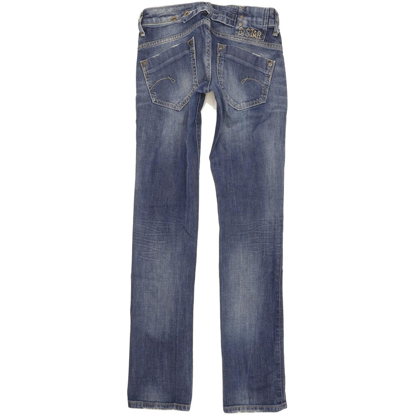 G-Star Midge Women Blue Straight Slim Stretch Jeans W25 L32