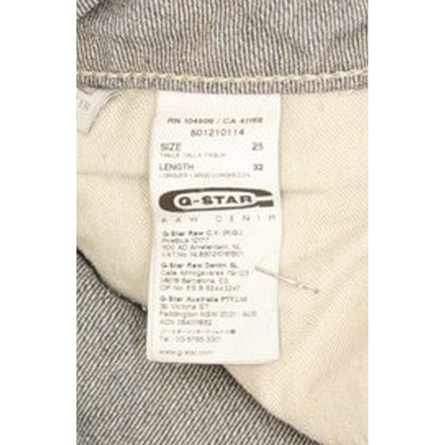 G-Star Midge Women Blue Straight Slim Stretch Jeans W25 L32