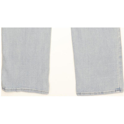 Levi's Slimming Women Blue Straight Slim Stretch Jeans W26 L31