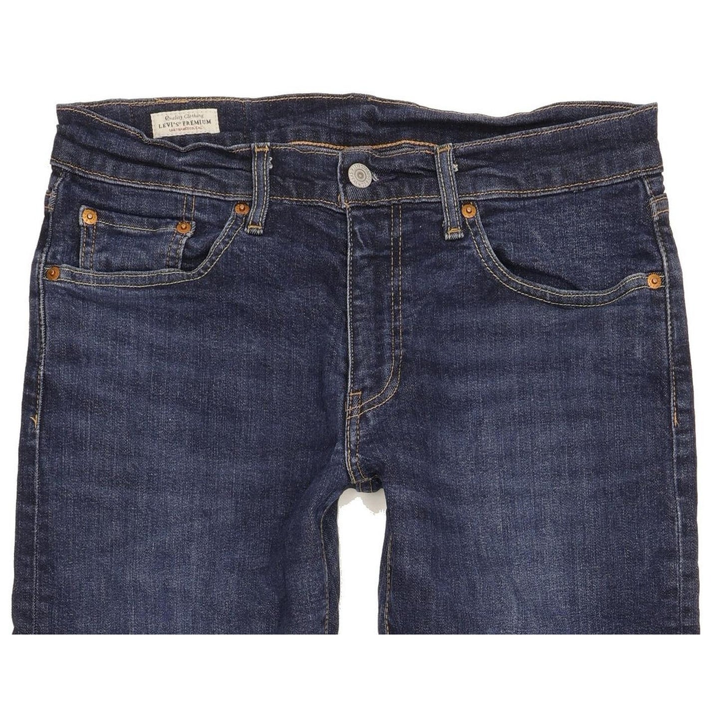 Levi's 502 Men Blue Tapered Regular Stretch Jeans W30 L30