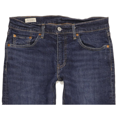 Levi's 502 Men Blue Tapered Regular Stretch Jeans W30 L30