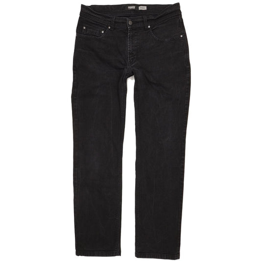 Pioneer Rando Men Black Straight Regular Stretch Jeans W33 L31