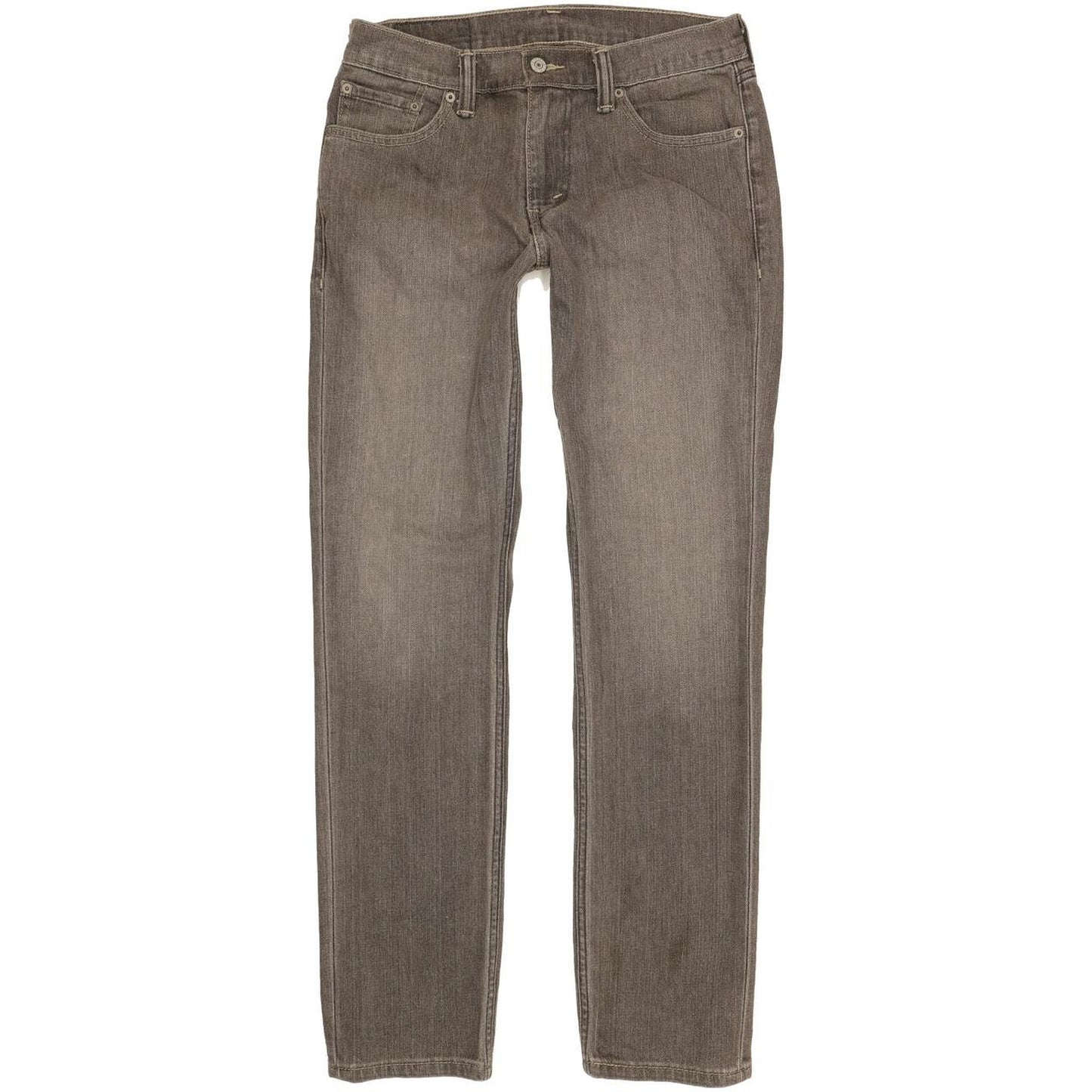 Levi's 511 Men Grey Straight Slim Stretch Jeans W30 L32