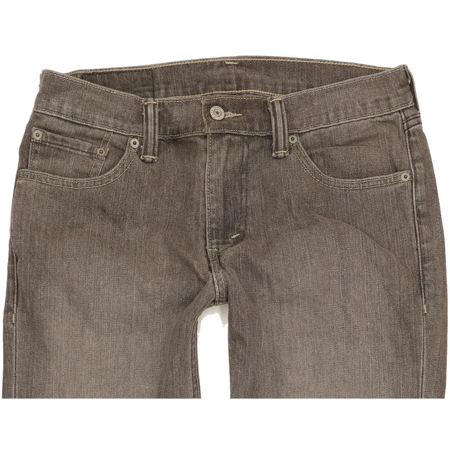 Levi's 511 Men Grey Straight Slim Stretch Jeans W30 L32