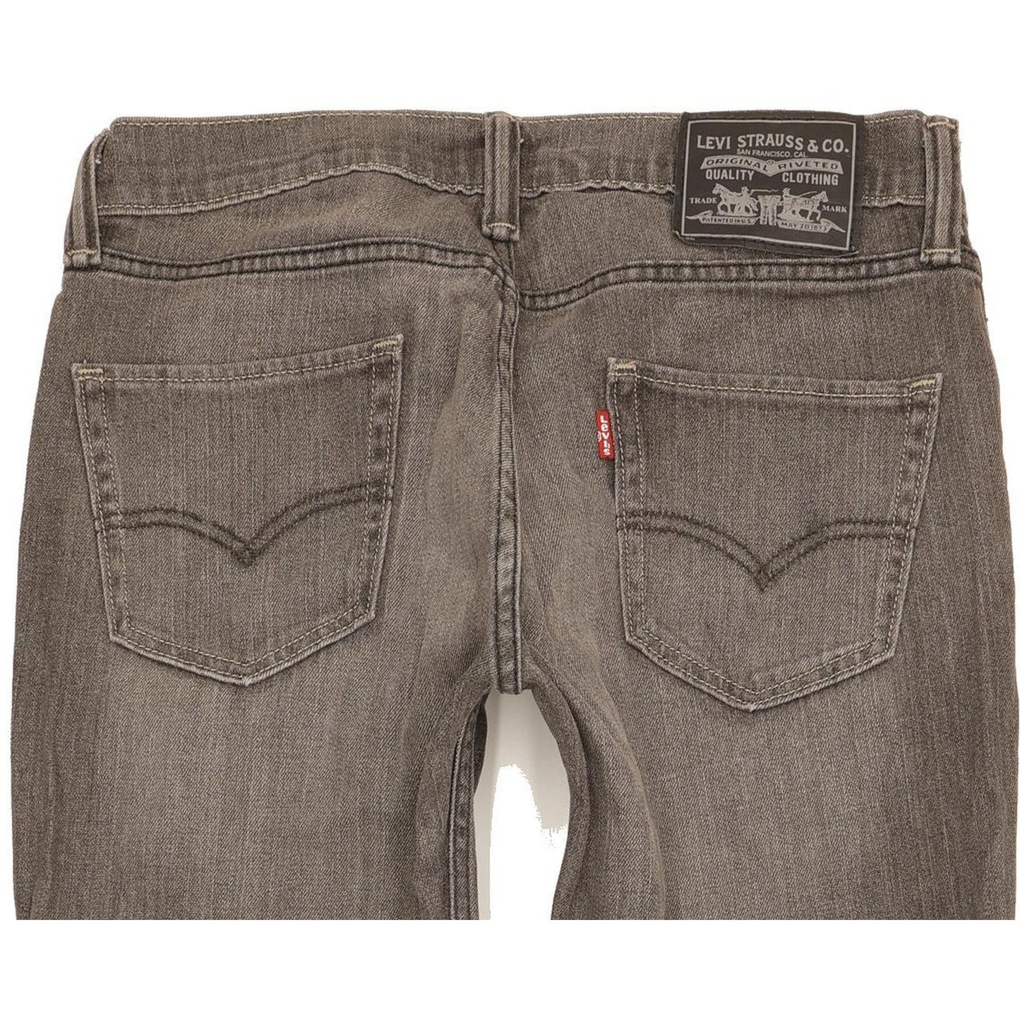 Levi's 511 Men Grey Straight Slim Stretch Jeans W30 L32