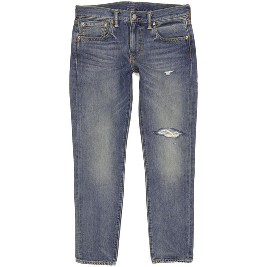 Levi's 512 Men Blue Tapered Slim Stretch Jeans W32 L29