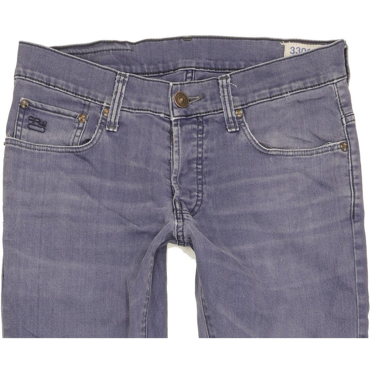 G-Star 3301 Women Blue Skinny Slim Stretch Jeans W28 L31