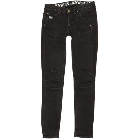G-Star 5620 Eva Shaw Women Black Skinny Slim Stretch Jeans W27 L29
