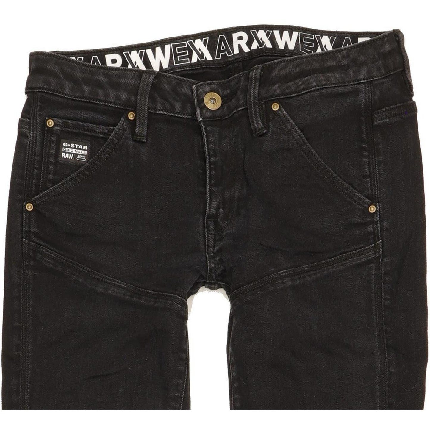 G-Star 5620 Eva Shaw Women Black Skinny Slim Stretch Jeans W27 L29