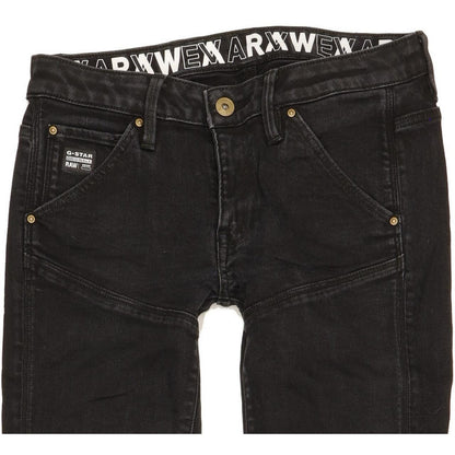 G-Star 5620 Eva Shaw Women Black Skinny Slim Stretch Jeans W27 L29